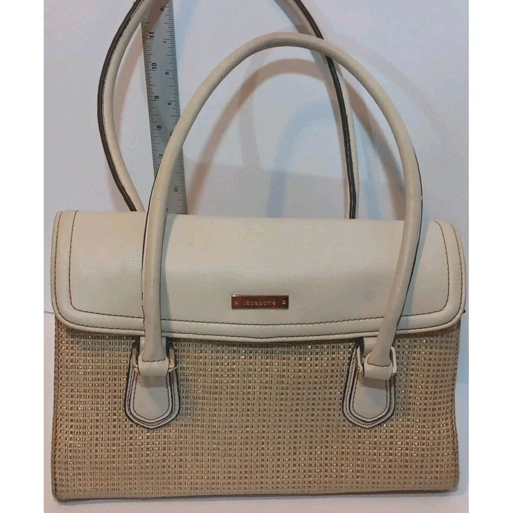 liz claiborne Shoulder Bag Handbag Purse Almond Beige